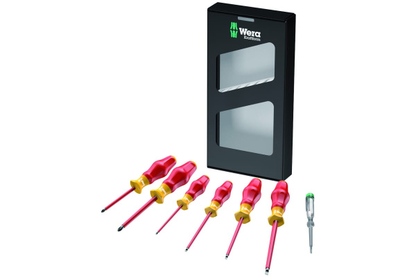 Набор диэлектрических отверток 1160i/7 SATZ 6TLG / 6 PCS WERA WE-031575