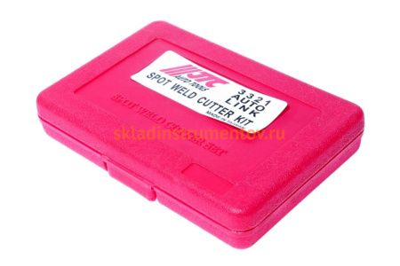 Набор инструментов для высверливания сварочных точек (9 предметов) кейс JTC 3321