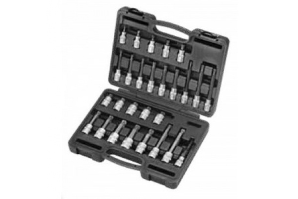 Набор 12гранных сплайн головок-бит FORCE 4285