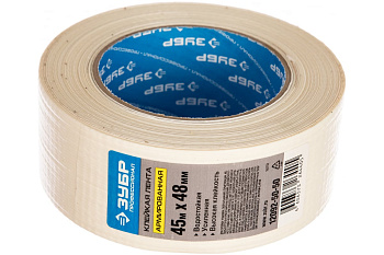 Армированная лента ЗУБР Профессионал универсальная, влагостойкая, 48мм х 45м 2092-50-50