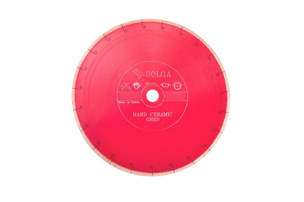Диск алмазный сплошной (180 мм х 25,4/22,2 мм) HARD CERAMICS Solga Diamant 20010180