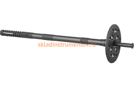 Полипропиленовый дюбель для изоляционных материалов Зубр пластиковый стержень, 10 x 200 мм, 50 шт  4-301505-10-200_z01