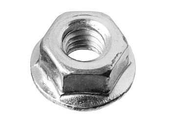 Гайка с фланцем ЗУБР DIN 6923, M6, 5 кг, (примерно 1600 шт.) кл. пр. 8, оцинкованная 303630-06