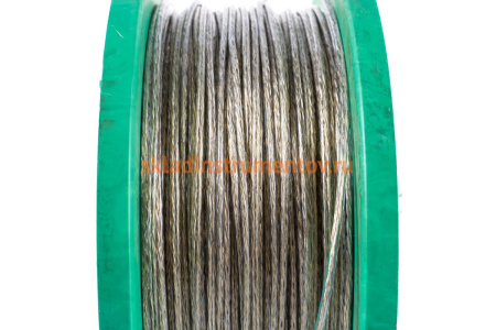 Стальной трос в полимерной оболочке STAYER d=2,5 мм, L=200 м 30410-25 Стальной трос в полимерной оболочке STAYER d=2,5 мм, L=200 м 30410-25