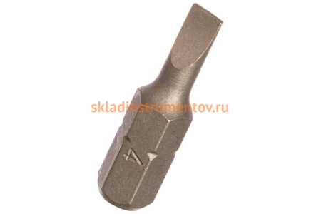 Вставка-бита 1/4"DR шлицевая, SL4, 25 мм Ombra 514540