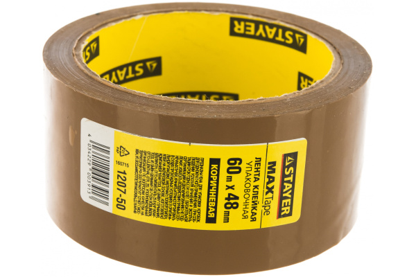 Лента клеящая упаковочная (48 ммх60 м) STAYER 1207-50