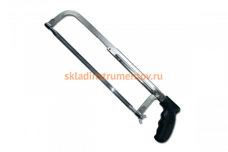 Хромированная ножовка по металлу SANTOOL с полотном и пластмассовой ручкой 200-300 мм 030304