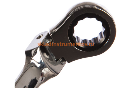 Комбинированный трещоточный шарнирный ключ 13мм ЭВРИКА ER-61013H