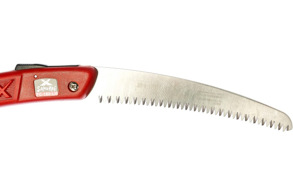 Пила складная с фиксатором изогнутое полотно SAMURAI FC-180-LH