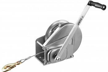 Ручная барабанная лебедка Зубр ПРОФЕССИОНАЛ 0,9т 8м 43117-0.9