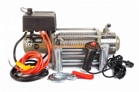 Автомобильная лебедка TOR ЛА S12000 5443 кг, 28 м, 24 В 1004014