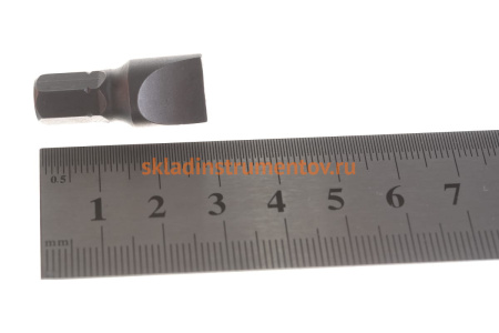 Вставка-бита 5/16"DR шлицевая, SL12, 30 мм Ombra 556512 55960