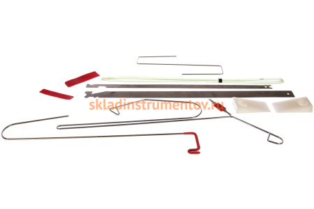 Универсальный набор пластин, крюков и захватов для отпирания автомобилей WIEDERKRAFT WDK-65263