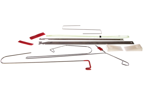 Универсальный набор пластин, крюков и захватов для отпирания автомобилей WIEDERKRAFT WDK-65263