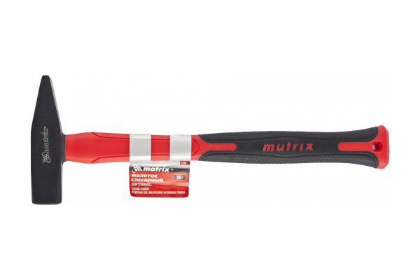 Молоток слесарный Matrix Optimal 500 г фибергласовая обрезиненная рукоятка квадратный боек 10369