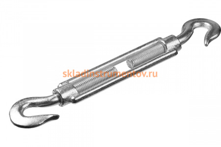 Талреп STAYER DIN 1480, крюк-крюк, М5, 20 штук, оцинкованный 30525-05