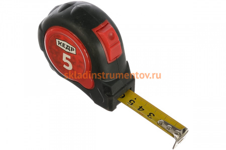 Рулетка с автостопом КЕДР 5м х 19мм 018-0519 23455
