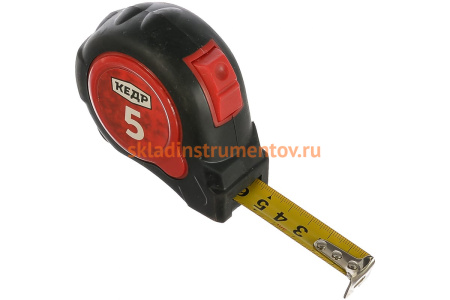 Рулетка с автостопом КЕДР 5м х 19мм 018-0519 23455