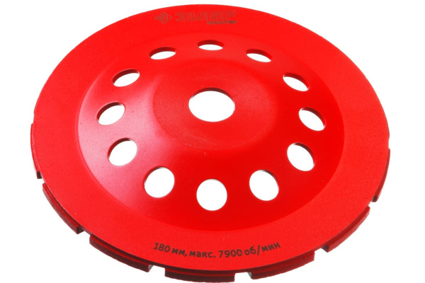 Чашка алмазная двухрядная (180х22.2 мм) ЗУБР Мастер 33376-180