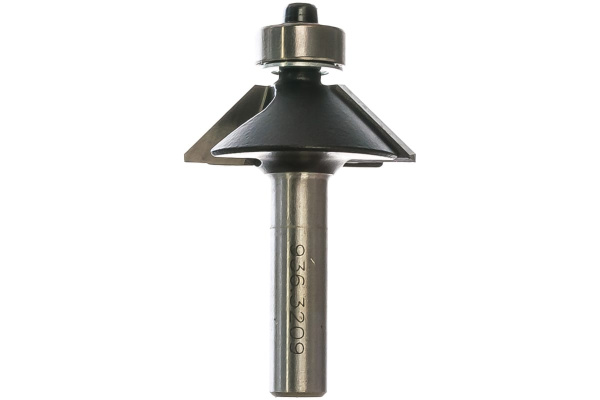 Фреза PRO фасочная с нижним подшипником (31.7х9.5х53 мм; S 8 мм; 45 градусов) CMT 936.3209