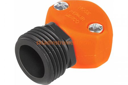 Пластиковый коннектор Truper для шланга папа 5/8"-3/4" REM-5/8-3 12716