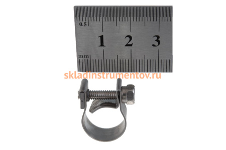 Металлические хомуты СИБРТЕХ, MINI 12-14мм, ширина 9мм, винтовой, W4, 2шт 475043