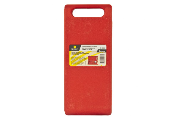 Компрессометр бензинового двигателя в кейсе ЭВРИКА 3 предмета ER-86305