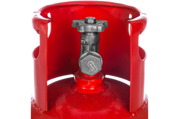 Баллон пропановый 5 л бытовой с вентилем ВБ-2 и воротником для переноски Спец СВ-БАЛ5Н