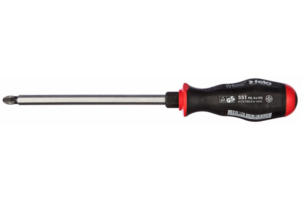 Отвертка крестовая ударная PZ 3X155 Felo 55130540