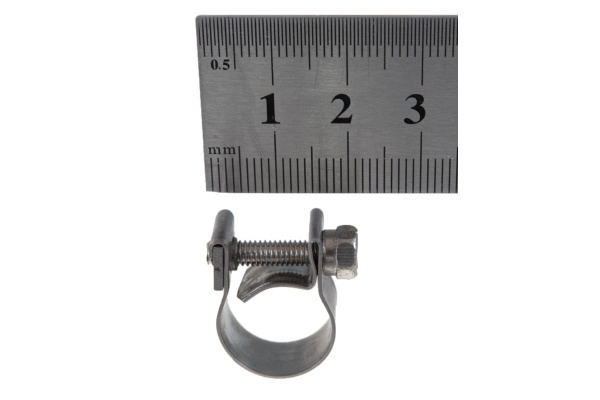 Металлические хомуты СИБРТЕХ, MINI 12-14мм, ширина 9мм, винтовой, W4, 2шт 475043