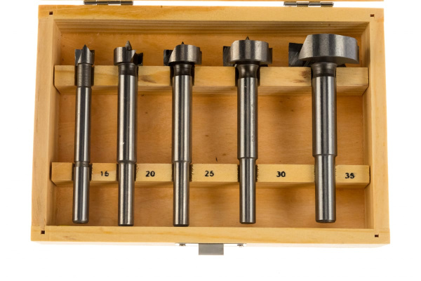 Набор сверл Форстнера по дереву (5 шт.) Зубр 2994-H5