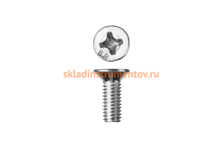 Винт Зубр "МАСТЕР" DIN 965, класс прочности 4.8, оцинкованный, M5x30 мм, 5 кг 303110-05-030