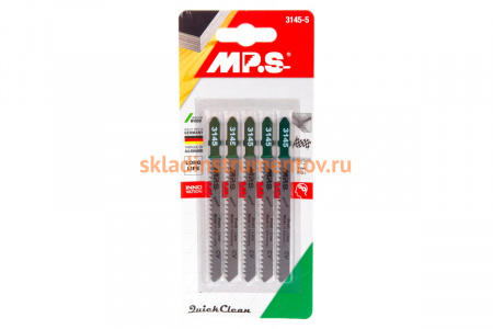 Пилки (100х75х3.0 мм; 5 шт.) по древесине, фанере, ламинату MPS 3145