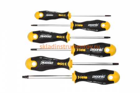 Набор отверток Tx Felo Ergonic, 6 шт 40896248