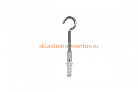 Распорный дюбель Зубр МАСТЕР с шурупом-полукольцом, 8 х 40 / 5 х 75 мм, 70 шт 30685-08-40