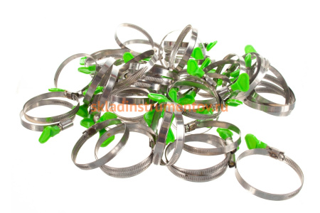 Металлический хомут СИБРТЕХ крепление с формой ключа 50-70 мм 50 шт 47554