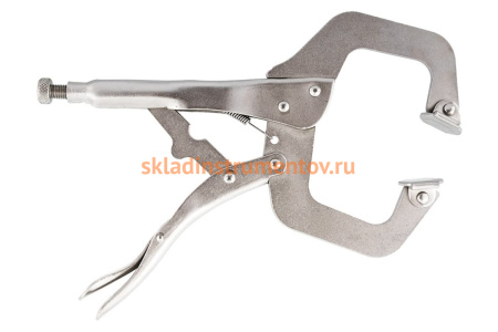 Зажимные клещи для точечных работ 280мм КОБАЛЬТ 244-285