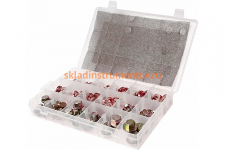 Медная шайба и пробка поддона картера в боксе 534шт JTC-2019