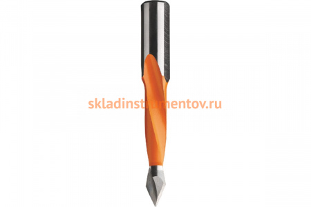 Сверло HW (10x44x77 мм; Z 2; S 10x26 мм; LH) для присадочного станка CMT 366.100.12