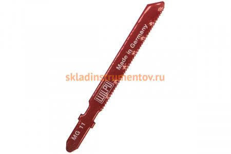 Пилка по металлу MG 11 (5 шт; 76.5х7.8х1 мм; 55 мм; 21 TPI; HSS) WILPU 255000005