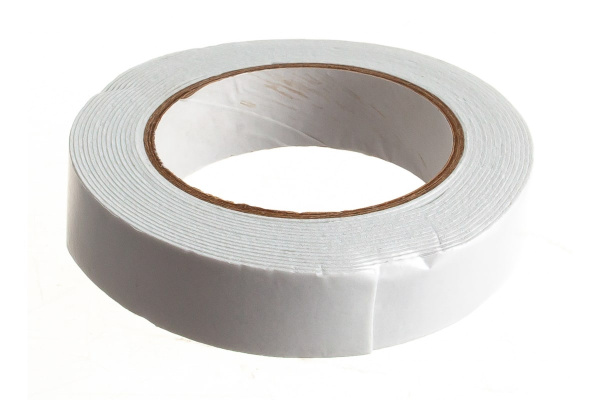 Клейкая лента MATRIX на вспененной основе, двусторонняя, белая 89081