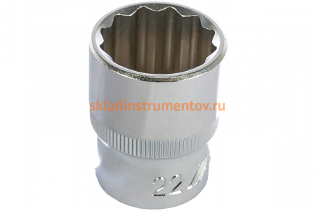 Головка торцевая 1/2” 22 L=38мм JTC 43822