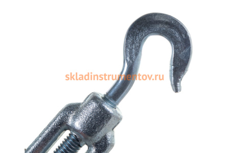 Талреп Зубр DIN 1480, крюк-кольцо, оцинкованный, кованая натяжная муфта, М6, ТФ6, 1 шт 4-304356-06
