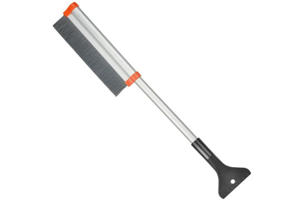 Щетка-сметка для снега со скребком, телескопическая 41-60 см STELS 55311