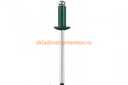 Алюминиевые заклепки STAYER Color-FIX RAL 6005 3.2х8 мм зеленый насыщенный, 50 шт 3125-32-6005