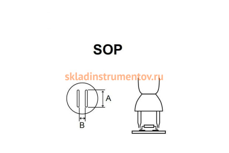 Насадка SOP (4.5х11.8 мм) для паяльной станции SS-989B ProsKit 9SS-900-H 00271485 Насадка SOP (4.5х11.8 мм) для паяльной станции SS-989B ProsKit 9SS-900-H 00271485