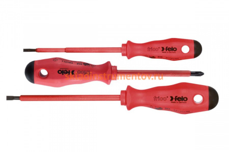 Набор диэлектрических отверток SL/PH, 3 шт Felo 51393114