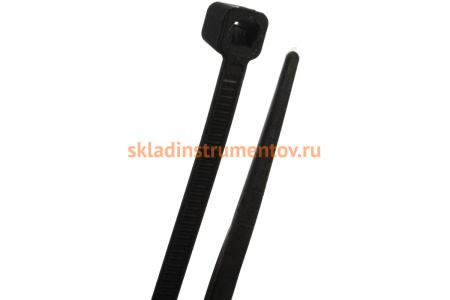 Нейлоновые хомуты-стяжки Сибин 3.6х150 мм черные 100 шт. 3788-36-150