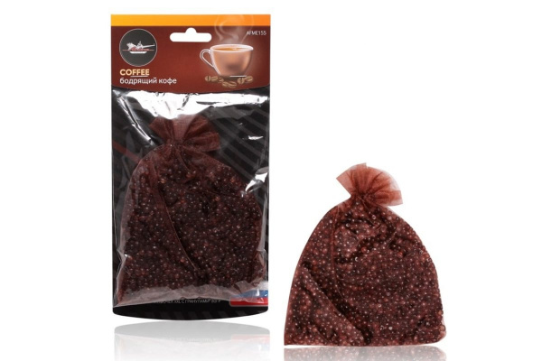 Ароматизатор Airline Мешочек XXL с гранулами 80г, бодрящий кофе AFME155
