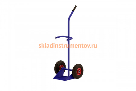 Тележка для баллона с фиксацией ремнем RUSKLAD ГБР 1 d250мм пневмо